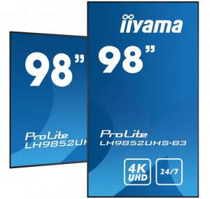 IIYAMA Monitor profesjonalny 98 cali LH9852UHS-B3 IPS,4K,24/7,ANDROID