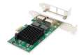 Digitus Karta sieciowa przewodowa PCI Express 2x RJ45 Gigabit 10/100/1000Mbps Low Profile-395792