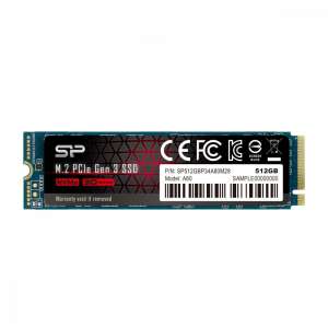 Silicon Power A80 Dysk SSD 512GB M.2 PCIe 3400/3000 MB/s NVMe