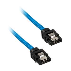 Corsair  Premium Sleeved SATA-Kabel 30cm - niebieski