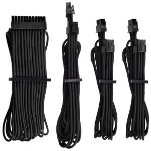 Corsair  Premium Sleeved Kabel-Set (Gen 4) - czarny