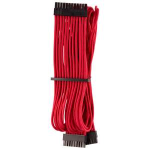 Corsair  Premium Sleeved 24-Pin-ATX-Kabel (Gen 4) - czerwony
