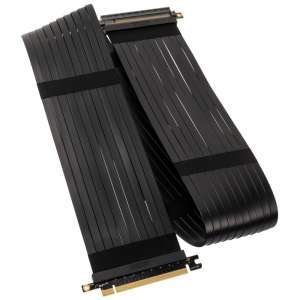 Akasa Riser Black XL Premium PCIe 3.0 x 16 Riser Cable 100 cm - czarny