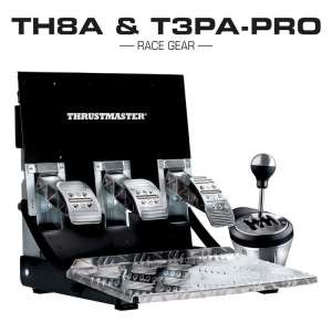 Thrustmaster Zestaw Skrzynia TH8A + Pedaly T3PA Pro PC Xbox PS3 PS4