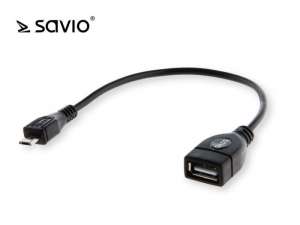 Elmak Adapter OTG USB AF - micro USB BM SAVIO CL-59