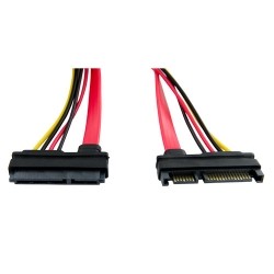 4world Kabel przedłużający HDD |Slimline SATA | 50cm czerwony