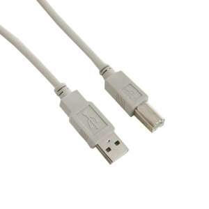 4world Kabel USB 2.0 typ A-B M/M 5m szary