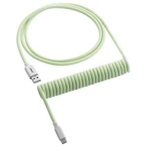 CableMod Classic Coiled Keyboard Cable USB-C na USB Typ A Lime Sorbet - 150cm