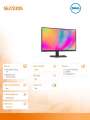 Dell Monitor 27 cali SE2723DS LED IPS 2560x1440/DP/HDMI/3Y-3184566