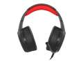 Słuchawki dla graczy Genesis Neon 200 z mikrofonem podświetlenie RGB Czarno-czerwone-2128371