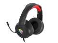 Słuchawki dla graczy Genesis Neon 200 z mikrofonem podświetlenie RGB Czarno-czerwone-2128372