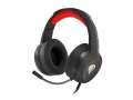 Słuchawki dla graczy Genesis Neon 200 z mikrofonem podświetlenie RGB Czarno-czerwone-2128373
