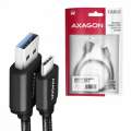 AXAGON BUCM3-AM20AB Kabel USB-C - USB-A 3.2 Gen 1, 2m, 3A, ALU, oplot, czarny-3035155
