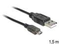 Delock Kabel USB Micro AM-MBM5P 1.5m (Wskaźnik ładowania LED)-191748