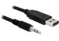 Delock Kabel USB-A 2.0(M) -SERIAL TTL 3.5mm-413478