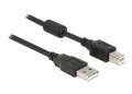 Delock Kabel USB-A(M)-USB-B(M) 2.0 1m czarny-413500