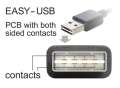 Delock Kabel USB MINI(M)- USB-A(M) 2.0 1m kątowy-413534