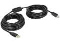Delock Kabel USB-A(M)-USB-B(M) 2.0 11m czarny-413541