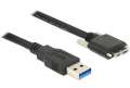 Delock Kabel USB MICRO(M) ze śrubami-USB-A-413582