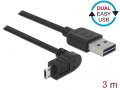 Delock Kabel USB MICRO(M) -USB-A(M) 2.0 3M-413602