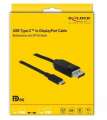 Delock Kabel USB-C(M)-DISPLAYPORT(M) 0.5M-413610