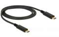 Delock Kabel USB-C M/M 3.1 GEN 2 1m czarny-413615