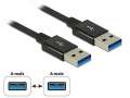 Delock Kabel USB 3.1 0.5m AM-AM czarny-252509