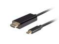 Lanberg Kabel USB-C(M)->HDMI(M)0.5M 4K 60HZ czarny-2900040