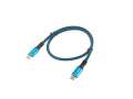 Lanberg Kabel USB-C M/M USB4 0.5m 100W 8K 60HZ czarno-niebieski-2957798