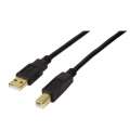LogiLink Kabel aktywny USB 2.0 AM/BM 10m czarny-301829
