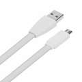 TB Kabel USB-Micro USB 1m. biały, płaski-348008