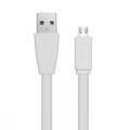 TB Kabel USB-Micro USB 1m. biały, płaski-348009