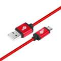 TB Kabel USB-Micro USB 1.5 m czerwony sznurek-263992