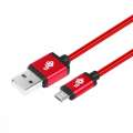 TB Kabel USB-Micro USB 1.5 m czerwony sznurek-263996