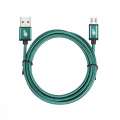 TB Kabel USB-Micro USB 1.5 m zielony sznurek-300486