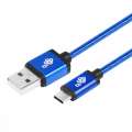TB Kabel USB-USB C 1.5m niebieski sznurek-277089