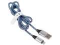 Tracer Kabel USB 2.0 iPhone AM lightning 1,0m czarno-niebieski-328619