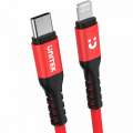 Unitek Kabel USB Typ-C - Lightning C14060RD 1,0m, M/M, MFI-348468