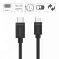 Unitek Kabel USB TYP-C DO microUSB 2.0; 1m; Y-C473BK-1087825