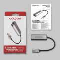 AXAGON ADE-25R Karta sieciowa 2.5 Gigabit Ethernet, Realtek 8156, USB-A 3.2 Gen 1, automatyczna instalacja, szara-3035183