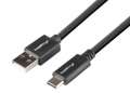 Lanberg Kabel USB-C(M)->USB-A(M) 2.0 1m czarny BOX QC 3.0-2162200