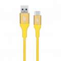 TB Kabel USB 3.0 - USB C 2m PREMIUM 3A żółty TPE-2165310