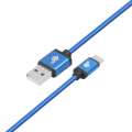 Kabel USB-USB C 1.5m niebieski sznurek premium-3239727