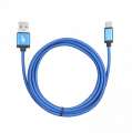 Kabel USB-USB C 1.5m niebieski sznurek premium-3239729