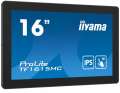 IIYAMA Monitor 15.6 cala TF1615MC-B1 IPS,pojemnościowa 10 punktów,450cd/m2,IP65,7H,HDMI,DP,VGA-3246750
