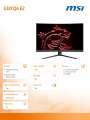 MSI Monitor 31.5 cali G32CQ4 E2 Curved/LED/WQHD/170Hz-3290986
