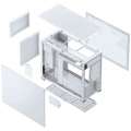 onsbo D31 Obudowa mATX Tempered Glass - biała