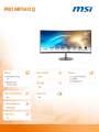 Monitor 34 cale PRO MP341CQ CURVED/VA/UWQHD/100Hz-3307632