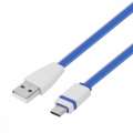 Kabel USB - USB C 1m. niebieski, płaski -2698181