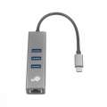 Adapter USB C - RJ45 + 3xUSB A - 1000 Mb/s -3337140